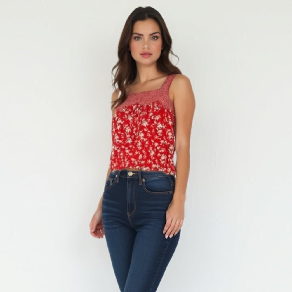 NWT Denver Hayes floral camisole top S